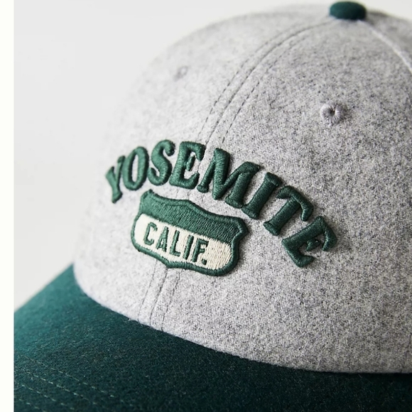 Anthropologie/American Needle Yosemite awool Baseball Cap - grey & green - Picture 3 of 9